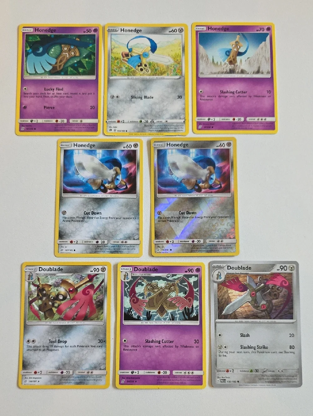 Pokemon Honedge And Doublade Trading Cards
